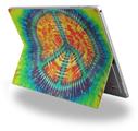 Tie Dye Peace Sign 111 - Decal Style Vinyl Skin (fits Microsoft Surface Pro 4)