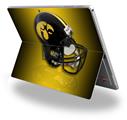 Iowa Hawkeyes Helmet - Decal Style Vinyl Skin (fits Microsoft Surface Pro 4)