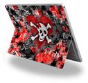 Emo Skull Bones - Decal Style Vinyl Skin (fits Microsoft Surface Pro 4)