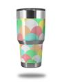 WraptorSkinz Skin Wrap compatible with RTIC 30oz ORIGINAL 2017 AND OLDER Tumblers Brushed Cirlces Multi Light (TUMBLER NOT INCLUDED)