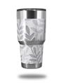 WraptorSkinz Skin Wrap compatible with RTIC 30oz ORIGINAL 2017 AND OLDER Tumblers Watercolor Leaves Purple (TUMBLER NOT INCLUDED)