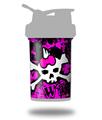 Decal Style Skin Wrap works with Blender Bottle 22oz ProStak Punk Skull Princess (BOTTLE NOT INCLUDED)