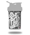 Decal Style Skin Wrap works with Blender Bottle 22oz ProStak Robot Love (BOTTLE NOT INCLUDED)