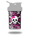 Decal Style Skin Wrap works with Blender Bottle 22oz ProStak Splatter Girly Skull (BOTTLE NOT INCLUDED)