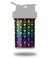 Decal Style Skin Wrap works with Blender Bottle 22oz ProStak Skull and Crossbones Rainbow (BOTTLE NOT INCLUDED)