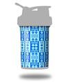 Decal Style Skin Wrap works with Blender Bottle 22oz ProStak Skull And Crossbones Pattern Blue (BOTTLE NOT INCLUDED)