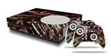 WraptorSkinz Decal Skin Wrap Set works with 2016 and newer XBOX One S Console and 2 Controllers Domain Wall