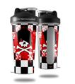 Decal Style Skin Wrap works with Blender Bottle 28oz Emo Skull 5 (BOTTLE NOT INCLUDED)