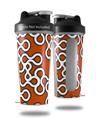 Decal Style Skin Wrap works with Blender Bottle 28oz Locknodes 03 Burnt Orange (BOTTLE NOT INCLUDED)