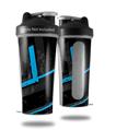 Decal Style Skin Wrap works with Blender Bottle 28oz Baja 0004 Blue Medium (BOTTLE NOT INCLUDED)