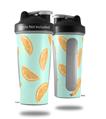 Decal Style Skin Wrap works with Blender Bottle 28oz Oranges Blue (BOTTLE NOT INCLUDED)