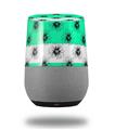 Decal Style Skin Wrap for Google Home Original - Kearas Daisies Stripe Sea Foam (GOOGLE HOME NOT INCLUDED)