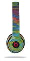 WraptorSkinz Skin Decal Wrap compatible with Beats Solo 2 and Solo 3 Wireless Headphones Tie Dye Tiger 100 (HEADPHONES NOT INCLUDED)