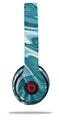 WraptorSkinz Skin Decal Wrap compatible with Beats Solo 2 and Solo 3 Wireless Headphones Blue Marble (HEADPHONES NOT INCLUDED)