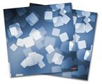 WraptorSkinz Vinyl Craft Cutter Designer 12x12 Sheets Bokeh Squared Blue - 2 Pack