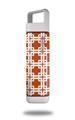 Skin Decal Wrap for Clean Bottle Square Titan Plastic 25oz Boxed Burnt Orange (BOTTLE NOT INCLUDED)