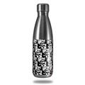 Skin Decal Wrap for RTIC Water Bottle 17oz Skull Checker (BOTTLE NOT INCLUDED)