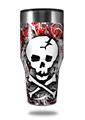 Skin Decal Wrap for Walmart Ozark Trail Tumblers 40oz Skull Splatter (TUMBLER NOT INCLUDED) by WraptorSkinz