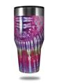 Skin Decal Wrap for Walmart Ozark Trail Tumblers 40oz Tie Dye Red Stripes (TUMBLER NOT INCLUDED) by WraptorSkinz