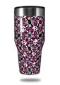 Skin Decal Wrap for Walmart Ozark Trail Tumblers 40oz Splatter Girly Skull Pink (TUMBLER NOT INCLUDED) by WraptorSkinz