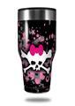 Skin Decal Wrap for Walmart Ozark Trail Tumblers 40oz Scene Skull Splatter (TUMBLER NOT INCLUDED) by WraptorSkinz