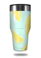 Skin Decal Wrap for Walmart Ozark Trail Tumblers 40oz - Lemons Blue (TUMBLER NOT INCLUDED)