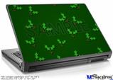 Laptop Skin (Large) - Holly Leaves on Green