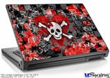 Laptop Skin (Large) - Emo Skull Bones