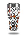 Skin Decal Wrap for K2 Element Tumbler 30oz - Locknodes 05 Burnt Orange (TUMBLER NOT INCLUDED) by WraptorSkinz