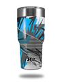 Skin Decal Wrap for K2 Element Tumbler 30oz - Baja 0032 Blue Medium (TUMBLER NOT INCLUDED)