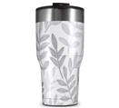 WraptorSkinz Skin Wrap compatible with 2017 and newer RTIC Tumblers 30oz Watercolor Leaves Purple (TUMBLER NOT INCLUDED)