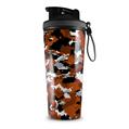 Skin Wrap Decal for IceShaker 2nd Gen 26oz WraptorCamo Digital Camo Burnt Orange (SHAKER NOT INCLUDED)