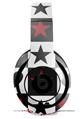 WraptorSkinz Skin Decal Wrap compatible with Beats Studio 2 and 3 Wired and Wireless Headphones Hearts and Stars Red Skin Only (HEADPHONES NOT INCLUDED)