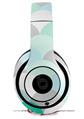 WraptorSkinz Skin Decal Wrap compatible with Beats Studio 2 and 3 Wired and Wireless Headphones Brushed Circles Seafoam Skin Only (HEADPHONES NOT INCLUDED)