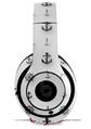 WraptorSkinz Skin Decal Wrap compatible with Beats Studio 2 and 3 Wired and Wireless Headphones Nautical Anchors Away 02 White Skin Only (HEADPHONES NOT INCLUDED)