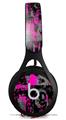 WraptorSkinz Skin Decal Wrap compatible with Beats EP Headphones Pink Splatter Skin Only HEADPHONES NOT INCLUDED