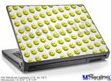 Laptop Skin (Medium) - Smileys on White