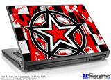 Laptop Skin (Medium) - Star Checker Splatter