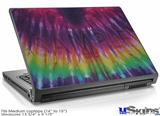 Laptop Skin (Medium) - Tie Dye Red and Purple Stripes