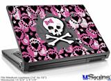 Laptop Skin (Medium) - Pink Bow Skull