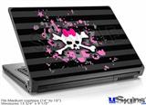 Laptop Skin (Medium) - Pink Bow Skull