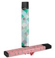 Skin Decal Wrap 2 Pack for Juul Vapes Brushed Circles Seafoam JUUL NOT INCLUDED