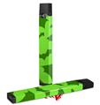 Skin Decal Wrap 2 Pack for Juul Vapes Deathrock Bats Green JUUL NOT INCLUDED