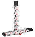 Skin Decal Wrap 2 Pack for Juul Vapes Face Red JUUL NOT INCLUDED