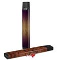 Skin Decal Wrap 2 Pack for Juul Vapes Exotic Wood Zebra Wood Vertical Burst Plum Purple JUUL NOT INCLUDED