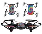 Skin Decal Wrap 2 Pack for DJI Ryze Tello Drone Tie Dye Swirl 109 DRONE NOT INCLUDED