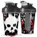 Decal Style Skin Wrap works with Blender Bottle 20oz Punk Rock Skull (BOTTLE NOT INCLUDED)