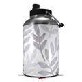 Skin Decal Wrap for 2017 RTIC One Gallon Jug Watercolor Leaves Purple (Jug NOT INCLUDED) by WraptorSkinz