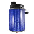 Skin Decal Wrap for Yeti Half Gallon Jug Binary Rain Blue - JUG NOT INCLUDED by WraptorSkinz