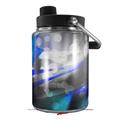 Skin Decal Wrap for Yeti Half Gallon Jug ZaZa Blue - JUG NOT INCLUDED by WraptorSkinz